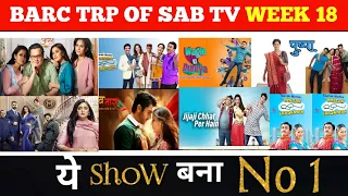 Sab TV All Shows Trp of This Week | Barc Trp Of Sab TV | Trp Report Of Week 18 (2024)
