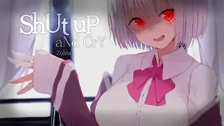 Nightcore ↬ shut up and cry [NV]