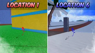 All Flowers Locations in Blox Fruits! *RACE V2*