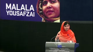 Malala Yousafzai awarded Europe's top human rights honour