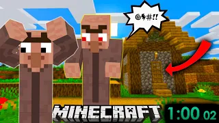 If Villagers Were Able To Speedrun Minecraft