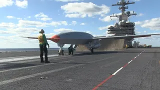 MQ-25 Stingray Completes First Carrier Deck Testing