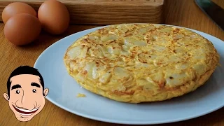 MOUTHWATERING SPANISH OMELETTE | How to Make Potato Omelette | Tortilla De Patatas Española