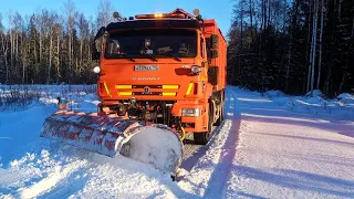 КДМщики ,Чистим лес ,развалилась крестовина