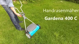 GARDENA 400 C reel mower REVIEW TEST hand push lawn mower