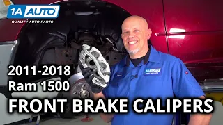 How to Replace Front Brake Calipers 2011-2018 Ram 1500