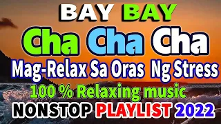 2 HOUR RELAXING DISCO CHA CHA VIBES 2022 ✨ CHA CHA TAGALOG LOVE SONGS MIX 2022. ROAD TRIP CHA CHA ⚡