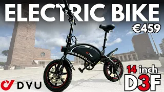 DYU D3F 14” - The Best Mini Folding Electric Bike (35km/h - 40km Autonomy) Unboxing & Road Test