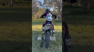 First time on an 85cc Husqvarna TC85