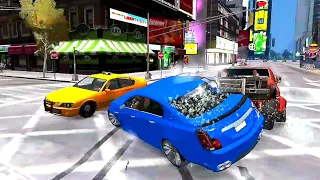 GTA 4 Car Crash Testing Real Car Mods Episode 6