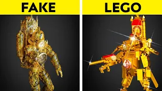 LEGO vs Fake: New & Invincible Clock Man 🤖 We Build All The Titans From Skibidi