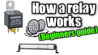 How a spotlight/lightbar relay works (Beginner's Guide)