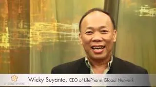 Поздравление лидеров компании LifePharm Global от Директора Wicky Suyanto