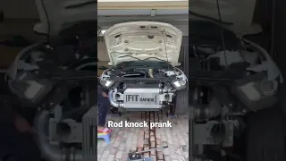 Rod knock prank on Joey from @fit Garage￼￼