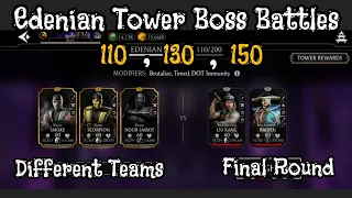 mkmobile : edenian tower boss battles 110 , 130 , 150 + rewards