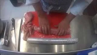 Разделка кролика. Рулет из кролика. (Cutting rabbit. Rabbit roll.)