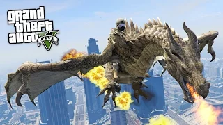 GTA 5 Mods - DRAGONS ATTACK + RIDING DRAGONS MOD!! GTA 5 Dragons Mod Gameplay! (GTA 5 Mods Gameplay)