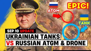 INCREDIBLE! Ukrainian Tank RAID through a rain of Russian ATGM, Drone and Artillery fire