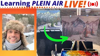 How To Push Your COLORS Landscape Oil Painting | PLEIN AIR