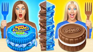 Bubble Gum vs Chocolate Food Challenge by Multi DO Challenge