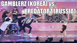 R16 KOREA WORLD FINAL - B-boy Crew FINAL - GAMBLERZ (KOREA) vs PREDATORZ (RUSSIA)