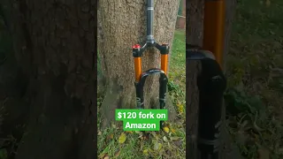 CHEAP Mountain Bike FORK - worth it??🔥🤯 #shorts #mtb