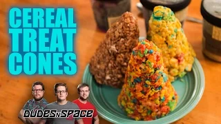 Crispy Cereal Treat Ice Cream Cones Review - Dudes N Space