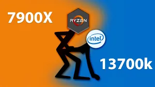 Почему AMD 7900х лучше Intel 13700k.