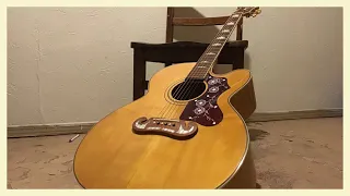 Low & Slow Acoustic Blues w/ Epiphone EJ 200 (C Standard Tuning)