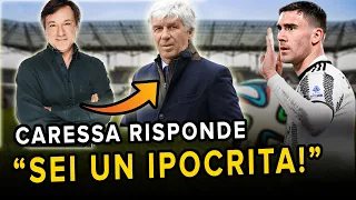 CARESSA Indignato Con GASPERINI Sui CORI RAZZISTI a VLAHOVIC, Risponde anche il Presidente FIFA