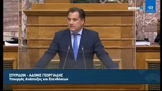 Ο Άδωνις Γεωργιάδης στη Διαρκή Επιτροπή Παραγωγής και Εμπορίου 02/03/2021