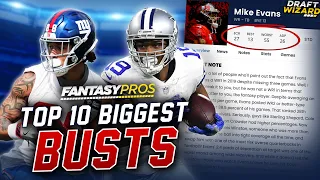 The Top 10 Biggest Fantasy Football Busts (2020)