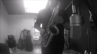 Alto saxophone improvisation