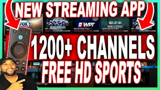 NEW STREAMING APP ACCESS 1200+ HIDDEN CHANNELS HD SPORTS TV & MOVIES TV GUIDE INCLUDED