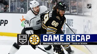 Los Angeles Kings vs Boston Bruins | February 17, 2024 | Game Highlights | NHL Regular Season