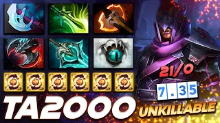 [7.35] TA2000 Anti-Mage 21/0 Unkillable Action - Dota 2 Pro Gameplay [Watch & Learn]
