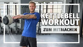 Ganzkörper Kettlebell Workout | 10 Minuten Training zum Mitmachen |  Sport-Thieme