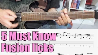 5 Must Know Outside Fusion Licks