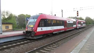 Pociąg AR50991 relacji Toruń Główny - Sierpc odjeżdża z Torunia Głównego 26.04.2023