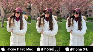 iPhone SE (2020) vs iPhone 11 Pro Max vs iPhone XR | Camera Test