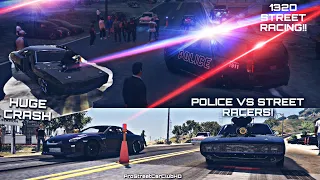 (PC) GTA FiveM: 1320 STREET RACING FINALE| Police Try To Shut Down Street Racers!! Wildest Race Week