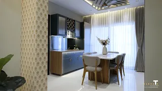 Modern, Stylish 2BHK Interiors Hyderabad| Style meets Spirituality| Earthy Theme | Elevate Interiors