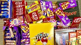 A Lot Of Candy 2018 NEW #15 ASMR / АСМР Много конфет Nuts KitKat Milka