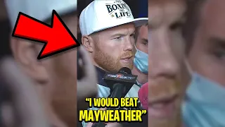 Canelo Says He'd Beat Prime Floyd Mayweather 😳