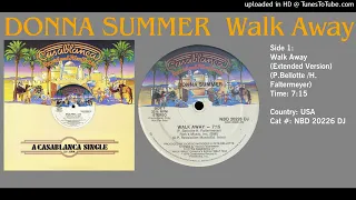 Donna Summer - Walk Away (12'' Disco Version)