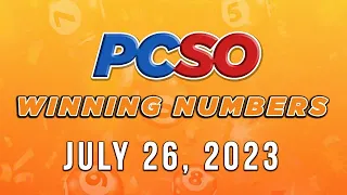 P29M Jackpot Grand Lotto 6/55, 2D, 3D, 4D, and Megalotto 6/45 | July 26, 2023