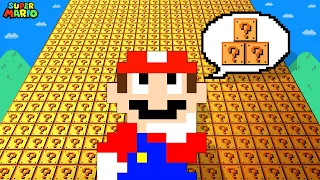 Super Mario Bros. but If Mario Dreams Of Any Item, Mario Gets It... | Game Animation