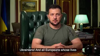 Звернення Президента України Зеленського за підсумками 173-го дня війни (2022) Новини України