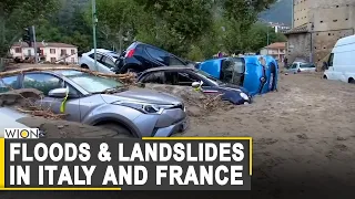 Floods, landslides, devastation of houses; Storm Alex batters France & Italy