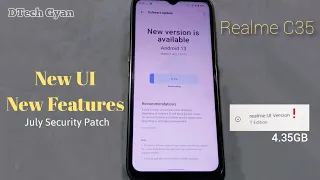 Realme C35 New Android 13 Update | New Features & Full Detail Review